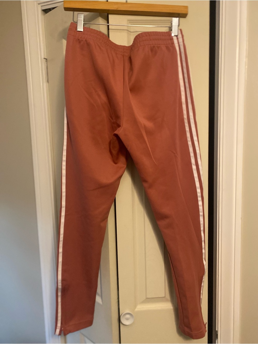 Adidas pink Track Pants with White Stripes - Picture 2 of 4